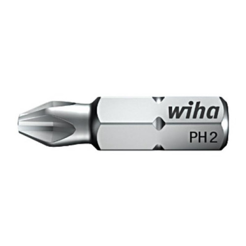 Wiha - Embout standard Phillips PH1 x 150 en boite de 5 Wiha  - Percer, Visser & Mélanger