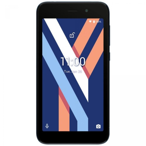 Smartphone Android Y52 Téléphone Intelligent 5" Unisoc SC9832E 1Go 16Go 4G 2020 mAh Android 11 Bleu Profond