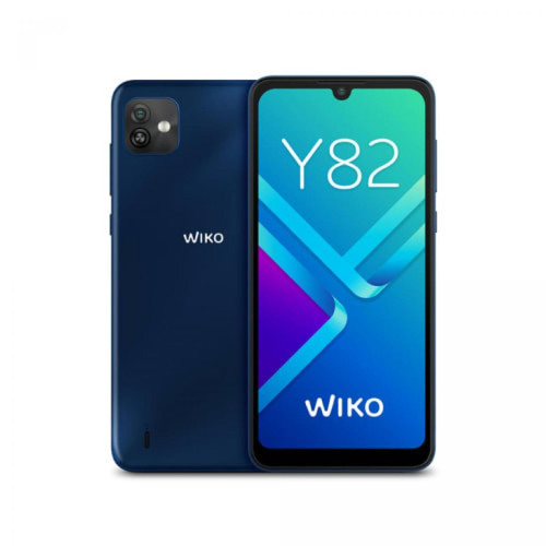 Wiko - Y82 Téléphone Intelligent 6.1" 32Go 3600mAh Double Nano-SIM Android Bleu Foncé - Wiko