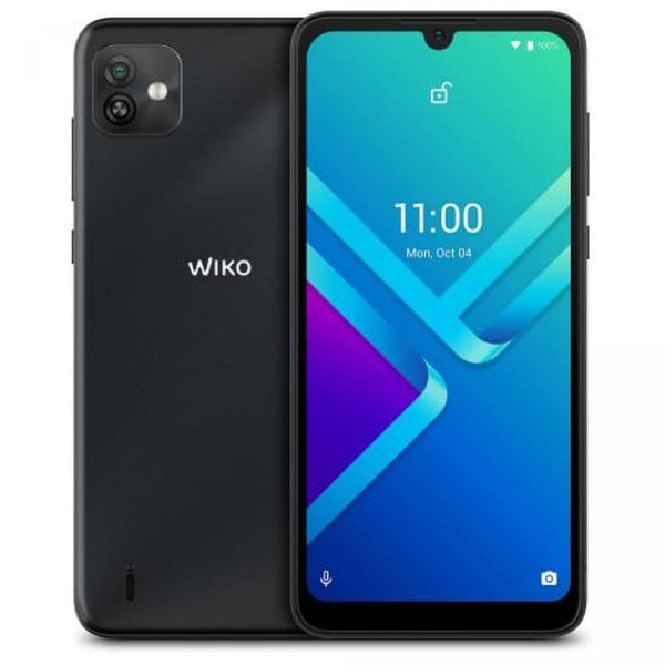 Smartphone Android Wiko Y82 Téléphone Intelligent 6.1" 32Go 3600mAh Double Nano-SIM Android Noir