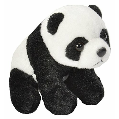Wild Republic - Wild Republic Pocketkins Panda en peluche, cinq pouces, cadeau pour les enfants, jouet en peluche, le remplissage est tourné en bouteilles d'eau recyclées Wild Republic  - Bonnes affaires Peluches