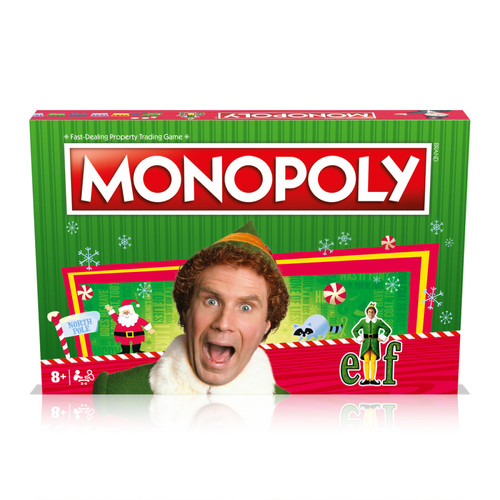 Winning Moves - MONOPOLY - Elf (ANGLAIS) Winning Moves  - Jeux de société Winning Moves