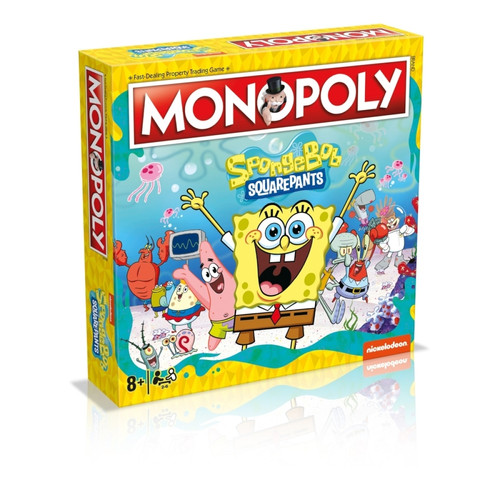 Winning Moves - MONOPOLY - Spongebob Squarepants (ANGLAIS) Winning Moves  - Monopoly Jeux de société