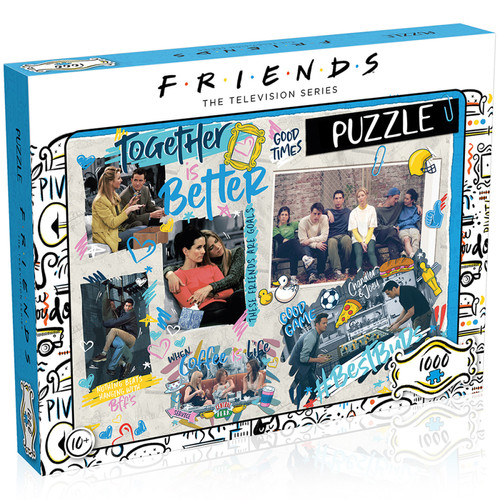 Winning Moves - FRIENDS - Puzzle (1000 pcs) Winning Moves - Jeux pour fille - 4 ans Jeux & Jouets