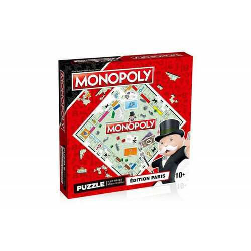 Animaux Winning Moves Puzzle 1000 pièces Winning Moves Monopoly Classique Paris