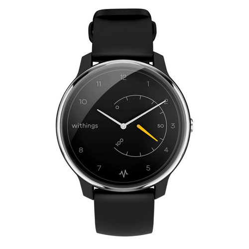 Withings - Montre connectée Homme WITHINGS Montres MOVE ECG  3 Aiguilles - Induction HWA08-model 1-all-Inter - Bracelet Silicone Noir Withings   - Withings