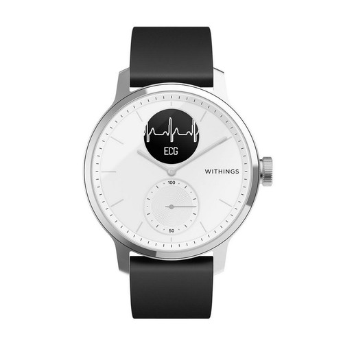 Withings - Montre connectée Homme WITHINGS Montres SCANWATCH  3 Aiguilles - Induction HWA09-model 3-All-Int - Bracelet Silicone Noir Withings   - Withings