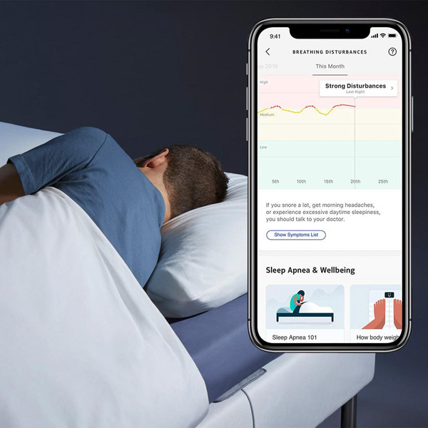 Autre appareil de mesure Capteur de Sommeil Connecté Health Mate Compact Sleep Analyzer Withings - Gris