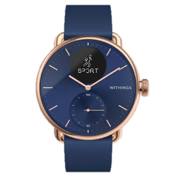 Montre connectée Withings Montre Withings Scanwatch 38mm Bleu