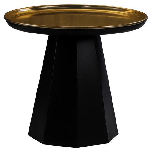 Womo-design - Table d'appoint 45x45x50 cm noir/or en fer et métal WOMO-Design - Womo-design