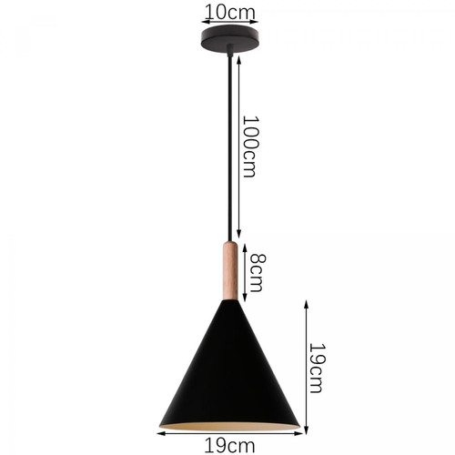 Wottes Axhup LOT DE 2 Lustre Suspension Réglable style Vintage E27 Lampe Cage en Fer Noir pour Café Restaura