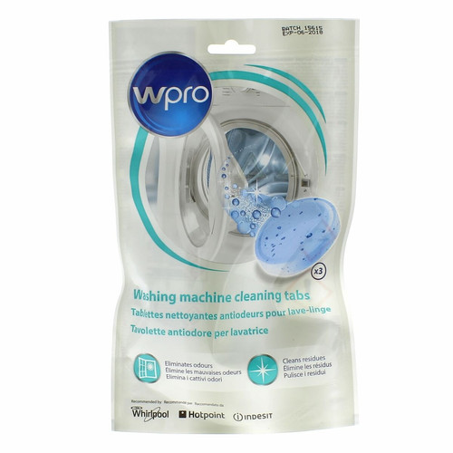 Wpro - Tablettes nettoyantes antiodeurs afr301 pour Lave-linge Wpro  - Kits d'évacuation Wpro