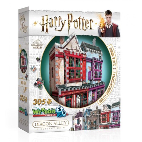 Wrebbit - Puzzle 3D HP Magasin d'Accessoires de Quidditch 305 pieces Wrebbit  - Jeux de société