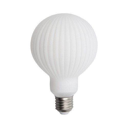 Xanlite - Ampoule Filament LED déco verre opaque G95, culot E27, 1055 Lumens, conso. 10W (equivalence 75W), Blanc chaud - Ampoules LED