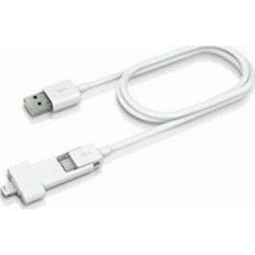 Xenia - Innergie MagiCable Duo - MFI Charge & Sync Cable - Micro USB + Lightning Connector 0,8m (V2) Xenia  - Câble antenne