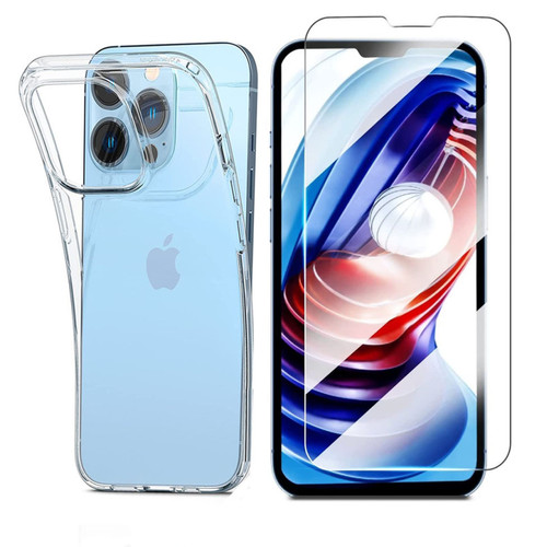 Xeptio - Coque TPU Transparente Apple iPhone 15 Plus (iPhone 15+) 6,7 pouces 5G ET vitre Protection écran Xeptio  - Coque, étui smartphone Xeptio