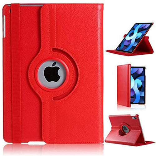 Xeptio - Etui rotatif 360 degrés rouge Apple iPad AIR 4 10,9 pouces 2020 / iPad AIR 5 M1 2022 - Housse Pochette protection iPad Air 4eme / 5eme generation Xeptio  - Xeptio