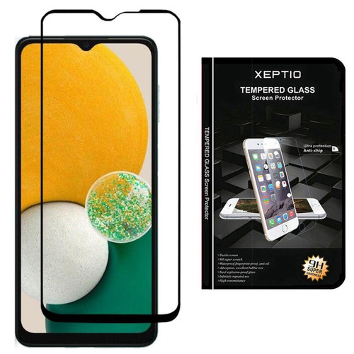 Xeptio - Protection écran vitre en verre trempé Full cover noir pour Samsung Galaxy A03 4G  -  pochette XEPTIO Xeptio  - Xeptio