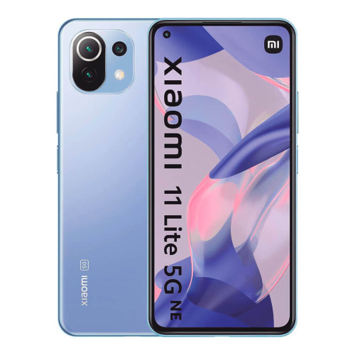 XIAOMI -Xiaomi Mi 11 Lite 5G NE 6GB/128GB Bleu (Bubblegum Blue) Double SIM XIAOMI  - 11 Lite NE I Mi 11 I Mi 11i