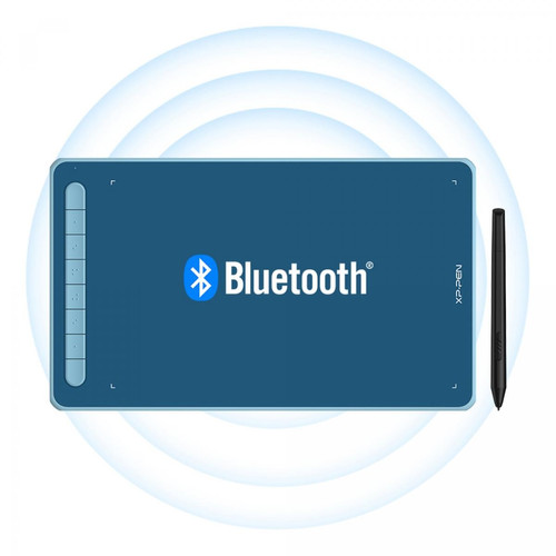 Xp-Pen - XPPen Deco LW Bluetooth Tablette Graphique Wireless 10x6 Pouces avec X3 Stylet 8192 Niveaux Tablette à Dessin Compatible Windows/Mac/Android/Chrome OS/Linux (Bleu) - Tablette Graphique