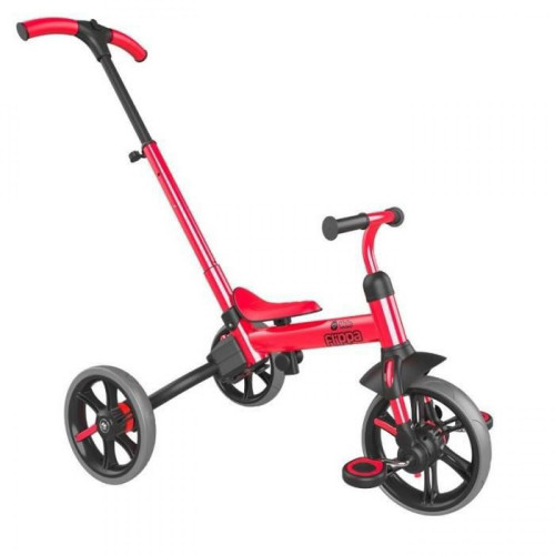 Y-Volution - Tricycle-draisienne évolutive Yvelo Flippa - Rouge Y-Volution  - Voitures