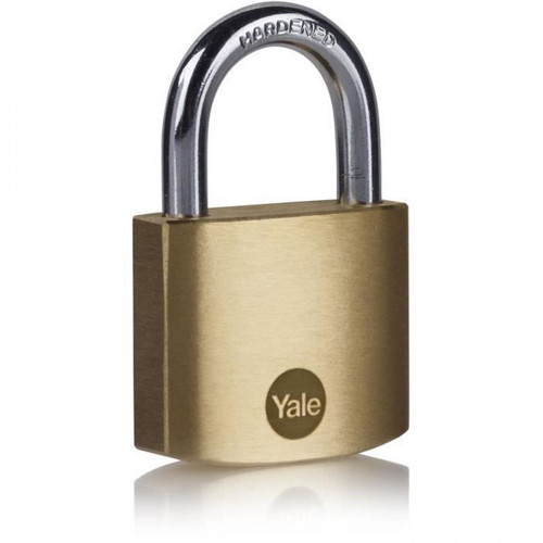Yale - YALE Lot de 2 cadenas laiton s'entrouvrant 40 mm, anse acier cémenté, 3 cles Yale  - Verrou, cadenas, targette Yale
