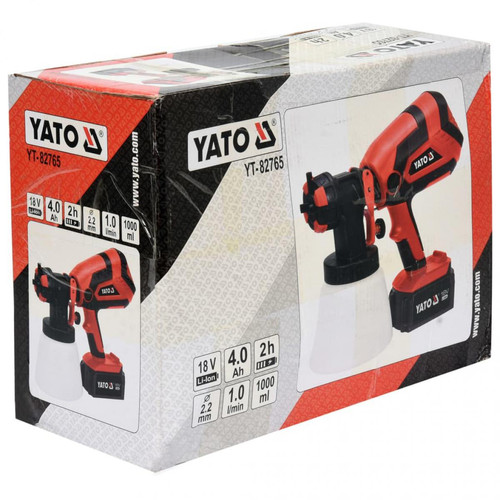 Yato YATO Pistolet de pulvérisation avec batterie Li-Ion 4,0Ah 18V 1L/min
