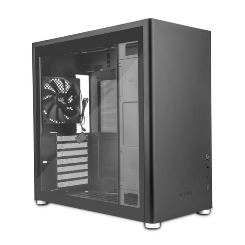 Yeyian - YEYIAN Hussar Plus ATX Boîtier PC Gaming Noir Yeyian  - Mini ventilateur