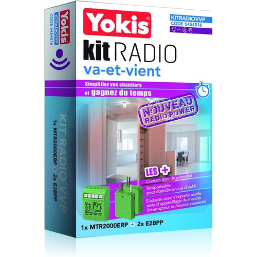 Yokis - kit radio - va et vient - power - yokis kitradiovvp Yokis  - Kit garage