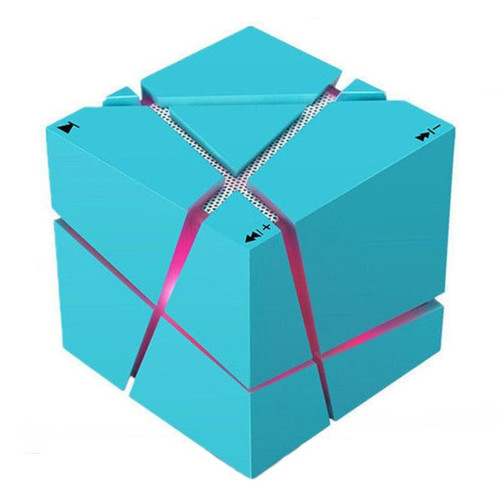 Yonis - Enceinte Bluetooth Mini Intelligent Contrôle Vocal Lumière RGB Design Rubik's Cube Yonis  - Yonis
