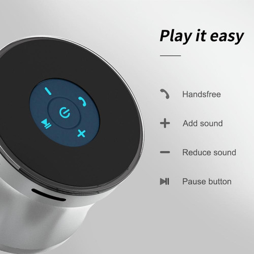 Yonis Enceinte Bluetooth Miniature Portable Etanche Basses Puissantes