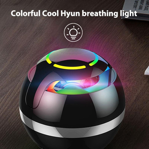 Enceintes Hifi Enceinte Bluetooth Lumineuse Boule Compacte Son 360° Autonomie Longue