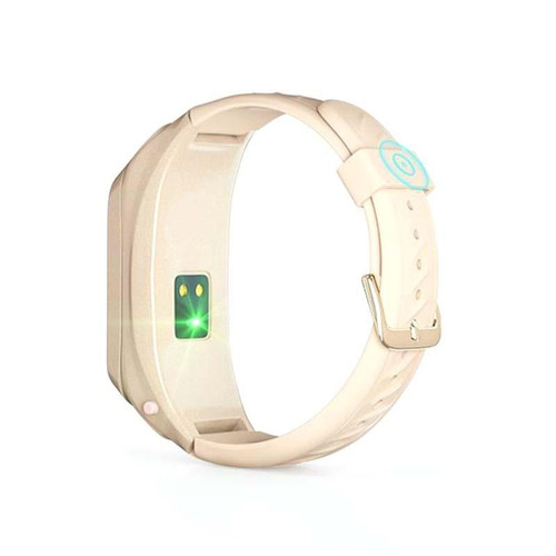 Yonis - Bracelet Connecté Or Suivi Santé NFC Contrôle Sommeil Yonis  - Montre connectée