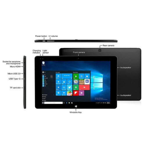Yonis Tablette Windows 10 pouces + SD 8Go