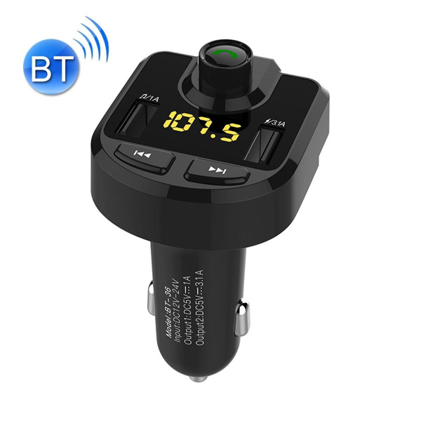 Passerelle Multimédia Yonis Transmetteur FM Kit Main libre Bluetooth Sans fil + SD 8Go