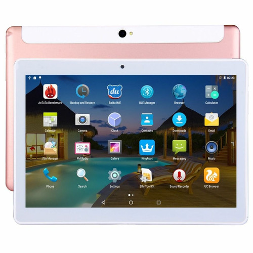 Yonis - Tablette tactile Android 10 pouces + SD 4Go Yonis  - Tablette tactile rose