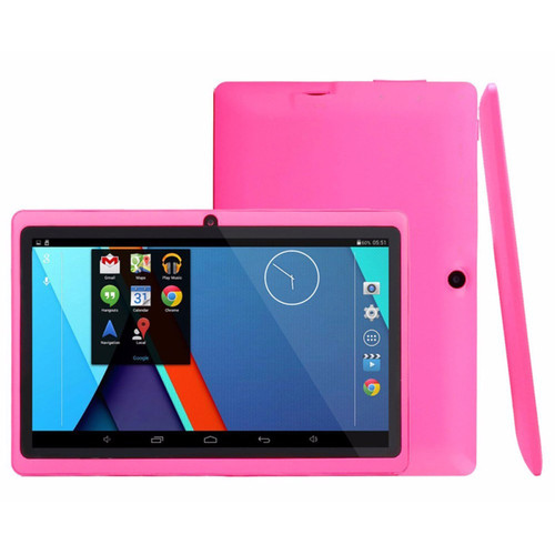 Yonis - Tablette tactile Android 7 pouces + SD 8Go Yonis  - Tablette tactile rose
