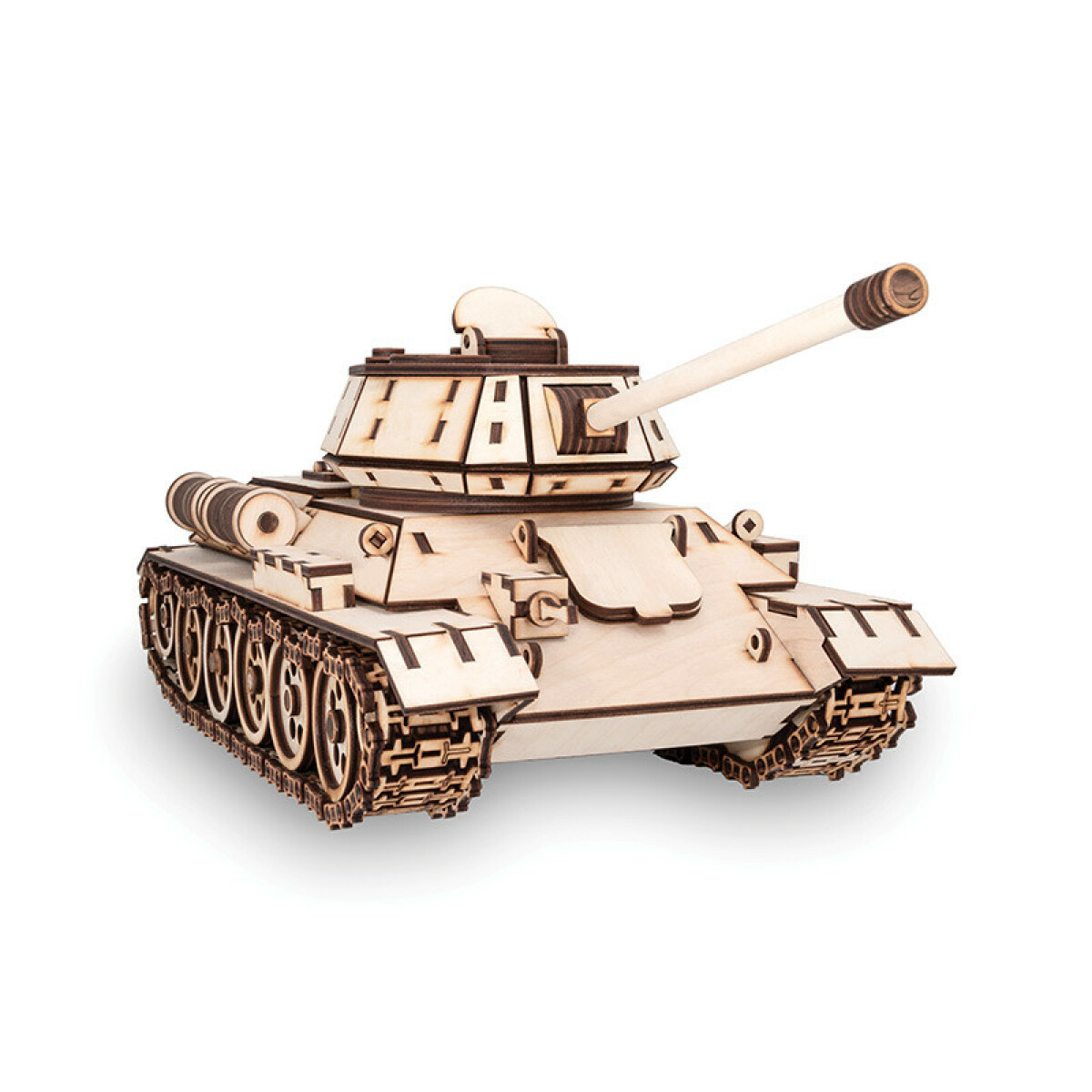 maquette 3d en bois - char militaire 49,2 cm