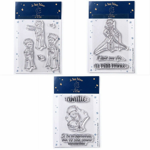 Youdoit - 11 Tampons transparents Le Petit Prince Etoiles + Messages + Renard Youdoit  - Accessoires Bureau