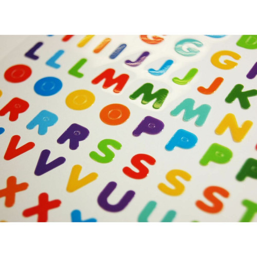 Youdoit - 120 Autocollants - Alphabet & Chiffres - Multicolores Youdoit  - Décoration chambre enfant Multicolore