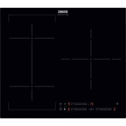 Zanussi - ZITN633X Plaque Induction 3 Zones Minuteur Chauffage Automatique Noir Zanussi  - Table de cuisson