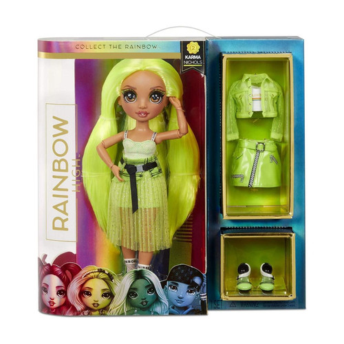 Cstore - Rainbow High Fashion Doll Karma Nichols Neon Cstore  - Jeux & Jouets