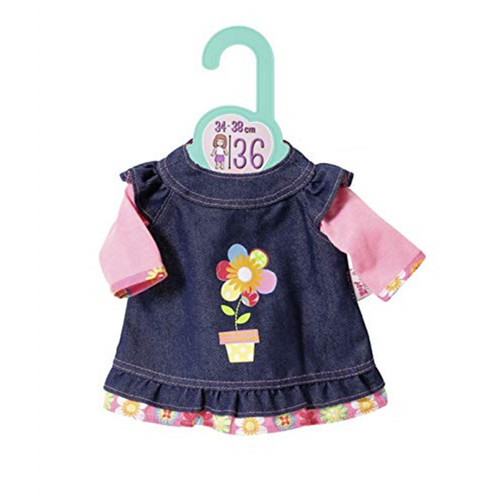 Zapf Creation - Zapf Creation 870754 - BABY Dolly Moda Robe en jean pour poupée de 36 cm Zapf Creation  - ASD