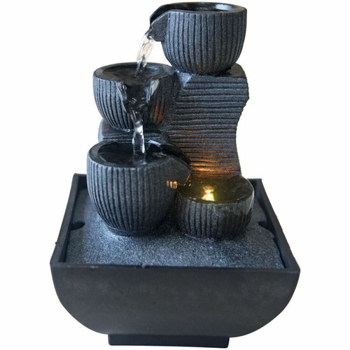 Zen Light - Fontaine d'intérieur variation de couleurs Kini. Zen Light  - Fontaines à eau