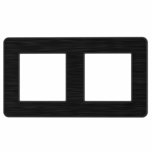 Zenitech - Double plaque de finition simple - Kouro Zenitech  - Interrupteurs et prises en saillie