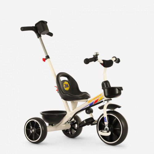 Zoe - Tricycle pour enfants avec poignée de poussée et panier de rangement Speedy Zoe   - Rangers