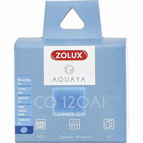 Equipement de l'aquarium Zolux Zolux - Filtre pour Pompe Corner 120, Filtre CO 120 Al Mousse Bleue Fine x1. pour Aquarium. - ZO-330252