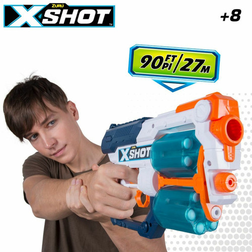 Zuru Pistolet à Fléchettes Zuru X-Shot Excel Xcess TK-12 30 x 19 x 5 cm 6 Unités