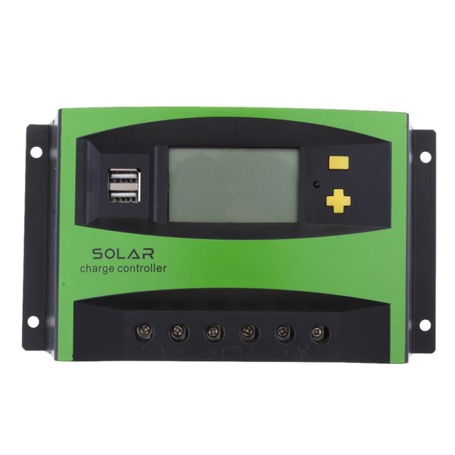 marque generique - Le contrôleur de chargeur de panneau solaire de 40A allume l'économie d'énergie 12V / 24V - Accessoires pour dictaphone
