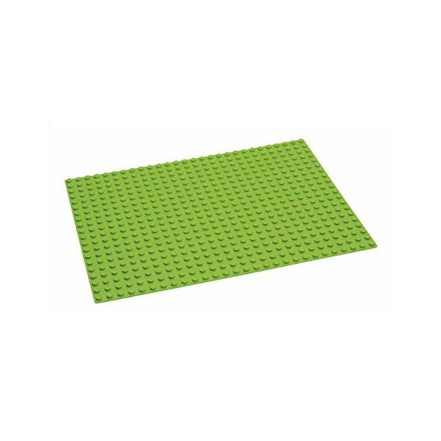 Hubelino - Hubelino Base Plate Green - Made in Germany - 12.9 x 17.6 Inches - 100% Compatible with Duplo Hubelino  - Jeux de construction Hubelino